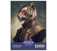 1000 Adult Pieces Jigsaw Puzzle Tiger Fantastical Puzzle for Adults Brain Teaser Game Improve Memory Gifts for Friends And Family 70x50cm/1000pcs