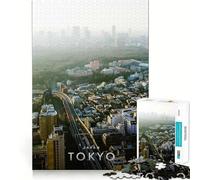1000 Adult Pieces Jigsaw Puzzle Tokyo Skyview Tight Cut Fun Thinking Skill Game Leisure Fun Time Birthday Activity (38x52cm)