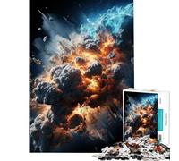 1000 Adult Pieces Jigsaw Puzzle Total Devastation Brain Intelligence Challenge Addictive Toys Fun Games For Family Fun Art Work Gifts (size 50x75cm)