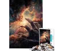 1000 Adult Pieces Jigsaw Puzzle Touching The Space Jigsaw for Adults Relax Games Pattern Assembly Gifts for Friends And Family (Size 50x75cm)