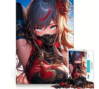 1000 Adult Pieces Jigsaw Puzzle Traditional Ninja Tight Cut Fun Thinking Skill Game Leisure Fun Time Birthday Activity (50x75cm)