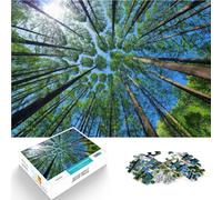 1000 Adult Pieces Jigsaw Puzzle Trees in the Forest Nature Made of wood for and 14 years and over Home Educational Games DIY Toys Great gifts and toys。size:50x75cm/19.68x29.52inch