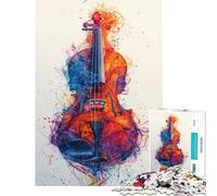 1000 Adult Pieces Jigsaw Puzzle Vibrant Symphony Help The Brain Exercise Home Decoration Practical Game for Ages 14 And over (38x26cm)