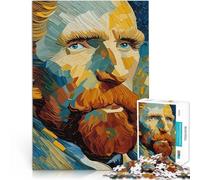 1000 Adult Pieces Jigsaw Puzzle VINCENT VAN GOGH PORTRAIT Pädagogisches Familienspiel Einzigartige Wohndekoration und Geschenke38x26cm