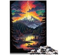 1000 Adult Pieces Jigsaw Puzzle Yellowstone National Park USA educational challenge 26x38cm is ideal as gifts for the whole family