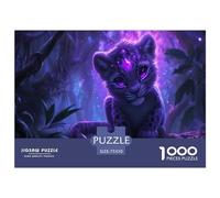 1000 Baby Leopard Jigsaw Puzzles for Adults Teenager & Wooden Puzzles Family Games 1000pcs (75x50cm)