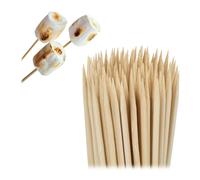 1000 bamboo skewers, barbecue & fruit skewers, candy floss sticks, 500 pack