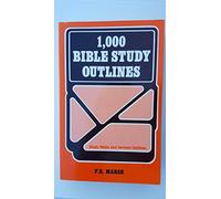1000 Bible Study Outlines