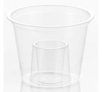 1000 Bomb Shots Jagerbomb Glasses 25ml 60ml CE Marked Polypropylene Disposable Cups