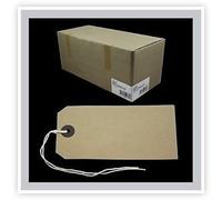 1000 Buff Manilla Strung Tags 120 x 60 mm String Tie On