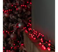 1000 Christmas Berry String Lights in Red with Multi-Action LEDs