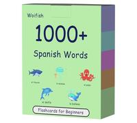 1000 Common Spanish Words Flash Cards Flashcards for Beginners