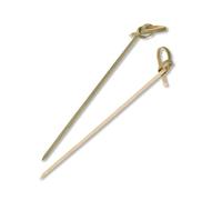 [1000 Count] Bamboo Knot Picks 4.75 Inch - Eco-Friendly Cocktail Skewers, Appetizer & Sandwich Toothpicks for Party Drinks, Garnishes, Catering, and Finger Foods