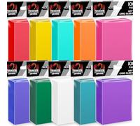 1000 Count Card Sleeves Toploaders for Trading Cards, 10 Colors Soft Baseball Card Sleeve for Standard Cards, Fit for MTG, Football Card, Sports Cards,Game Cards