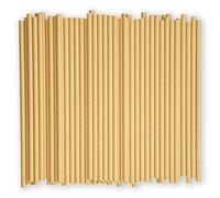 [1000 Count] Cardboard Paper Straws for Drinking, 7.75" x0.24", Brown Kraft, Dye-free, Eco-friendly Disposable Drinking Straws