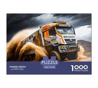 1000 Dakar Rally Truck Motion Jigsaw Puzzles for Adults Teenager & Wooden Puzzles Family Games 1000pcs (75x50cm)