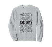1000 Days Sober Recovery Thousand Days Clean Anniversary Sweatshirt