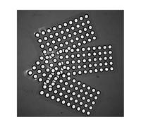 1000 Dots High Reflection Circular Dots Marker Positioning Target For 3D Scanner Three Dimensional Motion Capture Analysis High-Precision Scanning(Inner 12mm outer 18mmm)