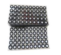 1000 Dots Photogrammetry 3D Scanner Marking Positioning Points Reflective Target Point Target Ball Coding Sticker High Sensitivity(Magnetic INNER 6 OUTER 10MM)