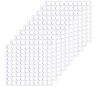 1000 Double Sided Sticky Dots, Surard Two Sided Clear Adhesive Putty Sticker Tack Small Round Pad Removable Waterproof Circle Tape for Home, Offices, Classroom, Party Decoration, DIY, Crafts