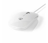 1000 DPI Slim USB Wired Optical Mouse Mice Ergonomic Design Mac PC Laptop White