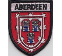 1000 Flags Aberdeen Aberdeenshire Crest Scotland Scottish Flag Embroidered Patch Badge