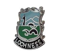 1000 Flags Loch Ness Monster Scotland Crest Pin Badge