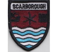 1000 Flags Scarborough North Yorkshire County Flag Embroidered Patch Badge