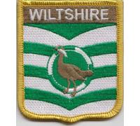 1000 Flags Wiltshire County Flag Embroidered Patch