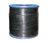 1000 ft. UV Protected 350MHz CMX STP Shielded Solid Outdoor Direct Burial Cat5e Cable, Black