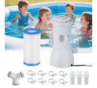 1000 GPH Above Ground Pool Filter Pump, Powerful Pool Filters System Above Ground Quickly and Effectively Improves the Cleanliness of Your Pool Water, Pool Pumps for Above Ground Pools