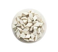 1000 Grams Alumina Ceramic Abrasive Block - Oblique Triangular Shape Polishing Stone for Precision Metal Treatment(30x30mm)