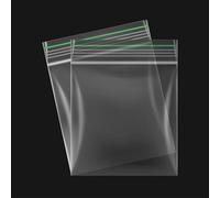 1000 Grip Seal Bags 6cm x 9cm | Reusable Strong Zip Lock | Small Clear Resealable Plastic Bags | Polythene Packaging for Food Storage, Jewellery - by FOGG Supplies