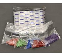 1000 Gripwell Plastic Resealable Write on Panel Grip Seal Bags 4" x 5.5"