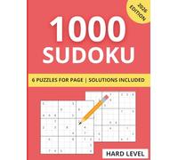 1000 Hard Level Sudoku Puzzles Book: Sudoku Puzzles for Adults | Large Print 8.5x11 Inches, 6 per Page | Brain Training for Advanced Solvers - 2026 Edition (Mind Math)