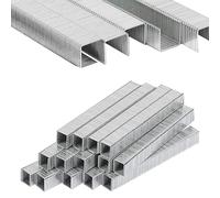 1000 Heavy Duty Staple Gun Staples 12mm, Anti-Jam Steel Staples