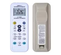 1000 in 1 Wireless AC Digital LCD Universal Remote Control K-1028E for Air Conditione(Gray shell)
