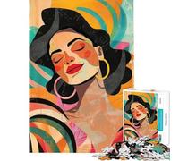 1000 Jigsaw Puzzle A Happy Latina Educational Challenge Tough Challenge Family Game Suitable for People Aged 14 And Above (38x26cm)