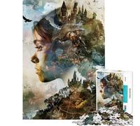 1000 Jigsaw Puzzle A Minds Castle Peaceful Brain Teaser Toy Crisp Clear Printed Details Stunning Gifts for Art Collection (Size 38x26cm)