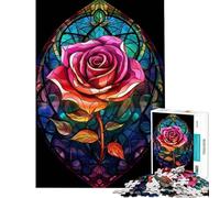 1000 Jigsaw Puzzle A Red Roses Ode Difficult And Challenge Analysis And Logic Educational Games Suitable for People Aged 14 And Above (50x75cm)