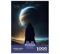 1000 Jigsaw Puzzle Among The Rings of Saturn Jigsaw for Adults Brain Teaser Game Perfect Decoration Unique Birthday And Xmas Gifts 70x50cm/1000pcs