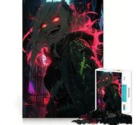 1000 Jigsaw Puzzle Anime Girl with Red Eyes Smooth Cut Play Mind Game Gift Restful Play Time Christmas Art Piece (38x26cm)