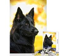1000 Jigsaw Puzzle Belgian Shepherd Dog Jigsaws for Adults Puzzle Stress Reliever Educational Challenge Challenging Game Gifts (50x75cm)