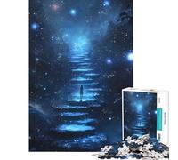 1000 Jigsaw Puzzle Celestial Stairway to The Stars Fun Activities at Home Home Decoration Educational Games Suitable for People Aged 14 And Above (38x52cm)
