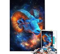 1000 Jigsaw Puzzle Cosmic Capricorn Challenging To Complete Difficult Hard Educational Games Suitable for People Aged 14 And Above (50x75cm)