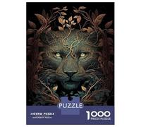 1000 Jigsaw Puzzle Cougar Wild Enchantment Jigsaw for Adults Brain Teaser Game Perfect Decoration Unique Birthday And Xmas Gifts 70x50cm/1000pcs