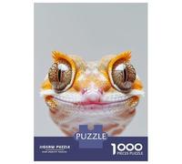 1000 Jigsaw Puzzle Crested Gecko Face Jigsaw for Adults Brain Teaser Game Perfect Decoration Unique Birthday And Xmas Gifts 70x50cm/1000pcs