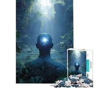 1000 Jigsaw Puzzle Enlightenment in The Jungle Fun Activities at Home Hand Speed Race Educational Game for And from 14 Years And over (38x52cm)