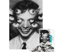1000 Jigsaw Puzzle Eyes of The Unseen for Birthday, Chrismas Home Art Decor Educational Games Suitable for People Aged 14 And Above (38X52CM)