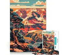 1000 Jigsaw Puzzle Grand Canyon Arizona Art Seamless Cut Game Smart Mind Activity Peaceful Play Fun Birthday Hobby Gift (50x75cm)